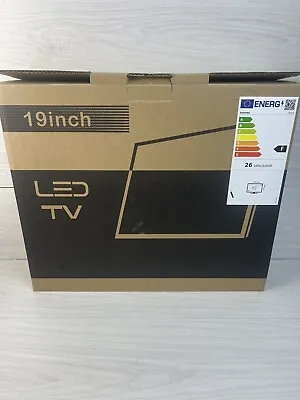19” Inch 12v Volt TV Caravan Motorhome Remote LED HDMI USB DVB-T2 Wide Angle VW • £109.99