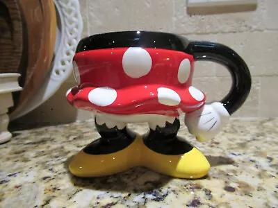 Disney Parks Minnie Mouse Ceramic Bottom Skirt Coffee Tea Mug Cup With Arm • $12