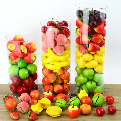 £2.93 • Buy Artificial Fruit Food Lifelike Fruits Colorful Plant Model Home Party Decor DIY