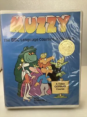 Muzzy BBC VHS & Cassette Set GERMAN Level I VIDEO Course Language Early Adv • $14.50