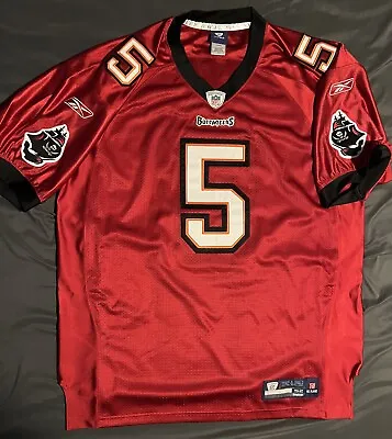 100% Authentic Josh Freeman Tampa Bay Buccaneers Reebok Jersey 52 XXL • $80