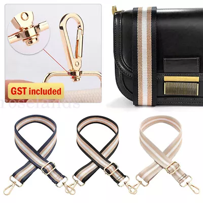 Nylon Strap Wide Crossbody Bag Handbag Belt Shoulder Bag Adjustable Replacement • $9.56