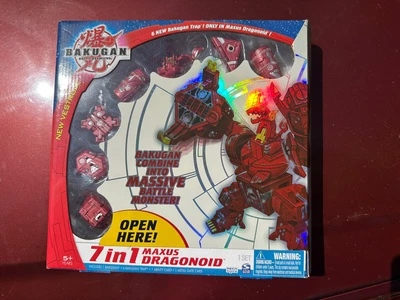 $20.50 • Buy Bakugan Battle Brawlers Pyrus Maxus Dragonoid 7 In 1 Complete MINT NEVER OPENED