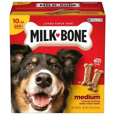 Milk-Bone Original Dog Biscuits Medium Crunchy Dog Treats 10 Lbs • $19.19