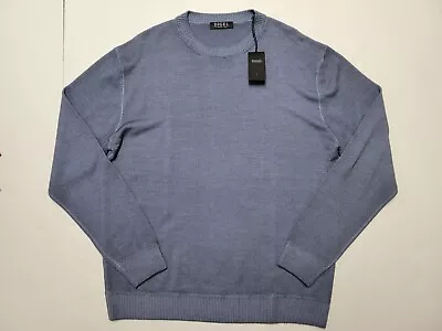 $166.50 • Buy DIGEL 2XL (56 EU) Slate Blue Merino Wool Crew Neck Men's Sweater NWT Italy Made 