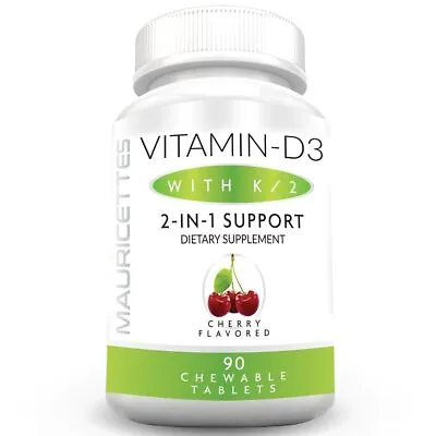 $14.95 • Buy Chewable Vitamin D3 With K2