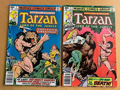 TARZAN LORD Of The JUNGLE Marvel 1977 Series By Thomas Buscema #s 123456 • £29.99