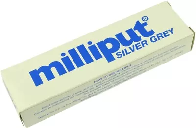 MILLIPUT Silver Grey DIY Epoxy Putty Model Sculpting Car Body Filler Repair • £5.13