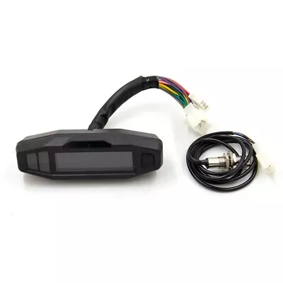 Universal Motorcycle LCD Digital Speedometer Mileage Meter Waterproof Instrument • $27