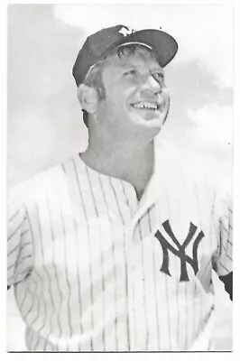 Baseball: Mickey Mantle (HOF); Real Photo Postcard (Kodak Stamp Box) • $9.99