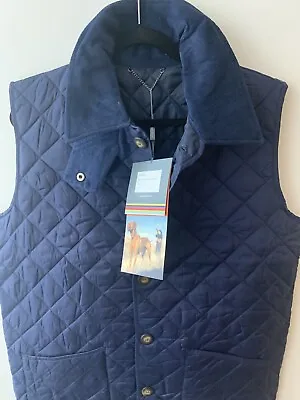Jack Orton Quilted Designer Gilet Corded Collar Brand New Tagged & Bagged Size M • £12.99