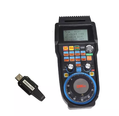 3 Axis 2.4G USB Mach3 100PPR MPG Handle Wheel CNC Wireless Remote Controller  • $116.83