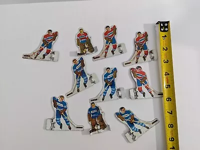 Lot Of 10 Vintage Table Hockey Toronto Maple Leafs Montreal Metal Players • $15.39