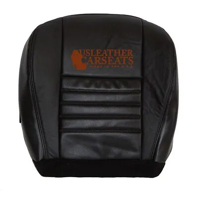 1999-2004 Ford Mustang GT V6 Automatic Driver Bottom Leather Seat Cover Black  • $129.99