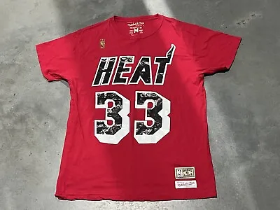 Mitchell & Ness Hardwood Classics Alonzo Mourning T-shirt Jersey M Miami Heat • $39.99