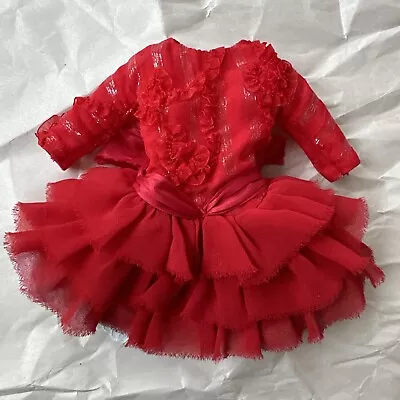 TONNER ELLOWYNE WILDE A CRYING SHAME 16” FASHION Doll Clothes Outfit RED DRESS • $49
