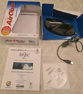 AirObic 2 Mouse Ergonomic Left Handed Microsoft Accessibility Quilmar BOXED  • £22