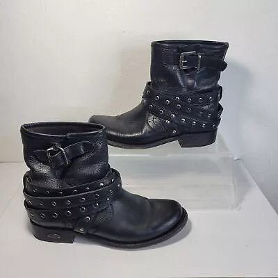 Mens Muro Unique Shoes Black Leather Boots Size Made In Mexico Size 26.5 USA 8 • $69.84