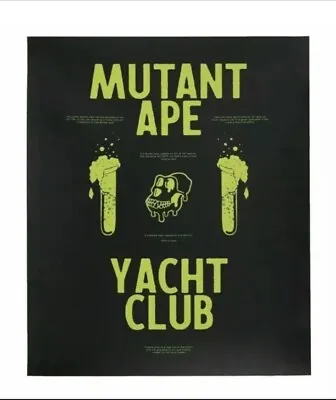 Mutant Ape Yacht Club Poster - MAYC/BAYC - Limited APE Holders • $45