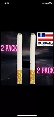 (3 PACK) 3  Cigarette Tobacco Smoking Pipe One Hitter Dugout Metal Bat US Seller • $8