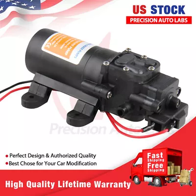 $32.59 • Buy 12 Volt 1.2 GPM 35 Psi Diaphragm Water Pump Lawn Sprayers Boat RV's Yacht Marine