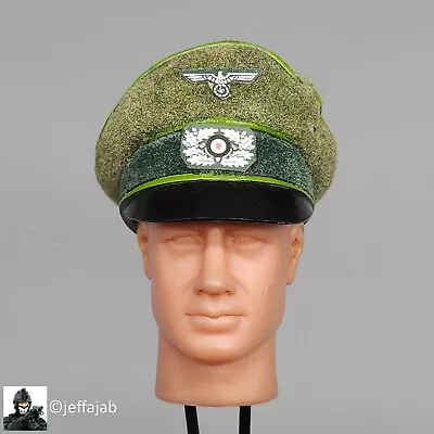 1:6 Dragon WWII German Jager Officer Visor Cap Crusher Hat For 12  Figures • $19.99