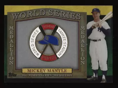 2011 Mickey Mantle Topps 1961 World Series Commemorative Medallion *NICE* • $14.99