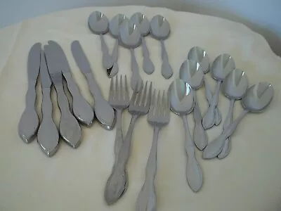 Vintage Lot #b (19) Gorham Chanson Stainless Stegor Flatware Very Nice... • $46