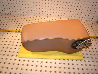 Mercedes Early W123 Front Center PALOMINO Vinyl Genuine Mercedes OEM 1 Armrest • $434