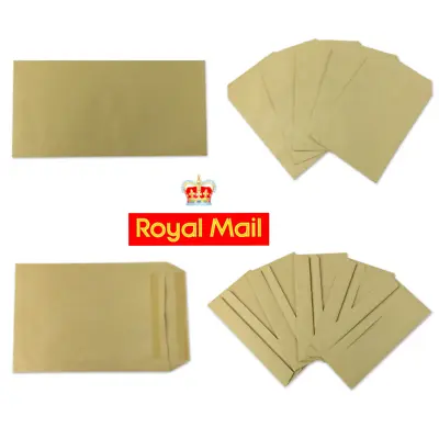 Paper Envelopes C5/a5 C4/a4 Dl Plain Manilla Self Seal Brown Small Medium Large • £6.20