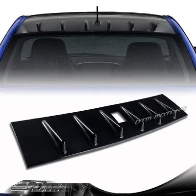 Glossy Black Shark Fin Rear Roof Spoiler Wing For 08-16 Mitsubishi Lancer EVO 10 • $36.88