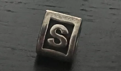 $20 • Buy Authentic PANDORA S/Silver LETTER INITIAL S Charm. #790323S