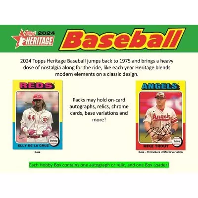 2024 Topps Heritage Base Team Set - Pick Any You Want - Free/fast Shipping • $4.95