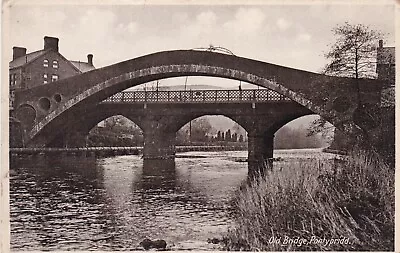 £1.34 • Buy Old Bridge Pontypridd Postcard Unused Mark On Face