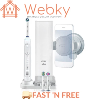 $425 • Buy Oral-B Genius 9000 Electric Toothbrush With 3 Brush Heads & Travel Case - White