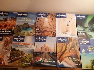 10 X Lonely Planet Magazine Aug 15 - May 16 - Discontinued. Bundle 1. • £10