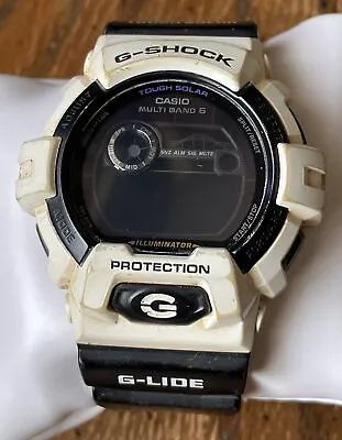 Casio G-Shock Solar GWX-8900B 3279 Black White  WR 20 Bar Quartz Digital Watch • $65