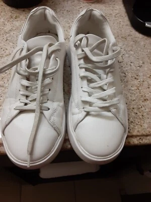 $30 • Buy Zara Shoes/Sneakers White Mens Size 41