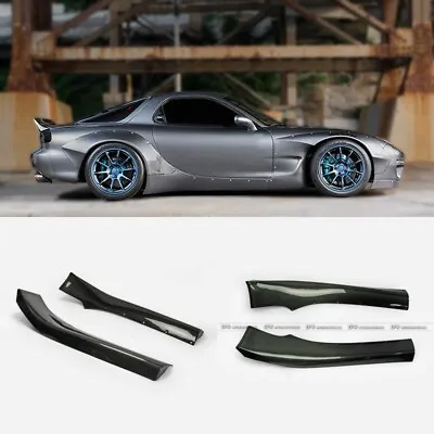 For Mazda RX7 FD3S RB-Style Carbon Fiber Side Skirt Extension Addon Bodykits • $1180.87