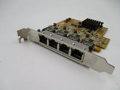 Startech 4 Port PCIe Gigabit Ethernet NIC Network Adapter Card PN: ST1000SPEX42 • $33.95