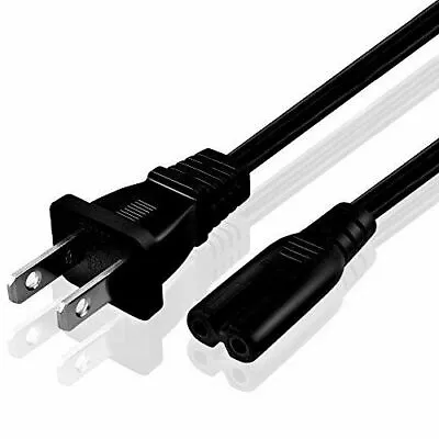 2 Prong 5Ft Long Power Cord For Vizio LED TV Smart HDTV AC Wall Cable • $6.99