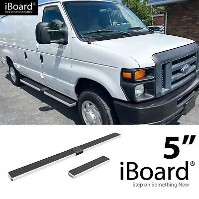 IBoard Stainless Steel 5in Running Boards Fit 99-14 Ford Econoline Full Size Van • $229