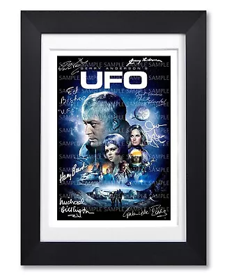 Ufo Cast Signed Tv Show Series Season Poster Photo Autograph Gift Gerry Anderson • £11.99