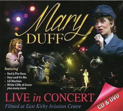 Mary Duff - Live In Concert CD+DVD East Kirby Aviation Centre (Red Is The Rose) • £18.99