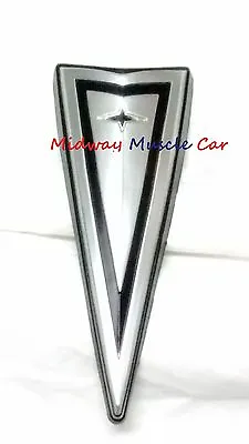 $45 • Buy 1967 1968 1969 67 68 69 Pontiac Firebird Front Bumper Arrowhead Ornament Emblem