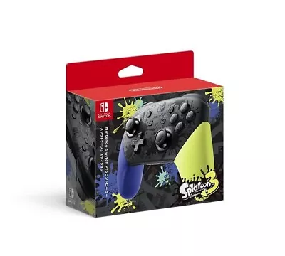 Nintendo Switch Pro Controller - Splatoon 3. US FREE SHIPPING • $39.99