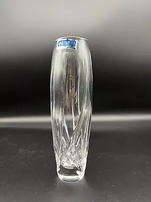 Marquis Waterford Signed Crystal Bud Vase Wyndmere 7  With Very Tiny Chip Heavy • $18