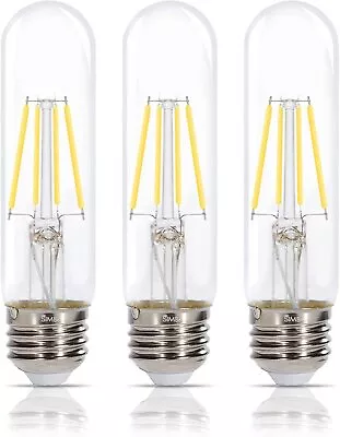 [3 Pack] Simba Lighting® LED T10 Bulbs 6W Dimmable 60W Equivalent 120V E26 4000K • $17.95