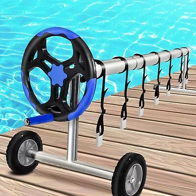 In-Ground Solar Cover Reel Swinming Pool Attachment Kit Blanket Cover Reel 20ft • $169.99