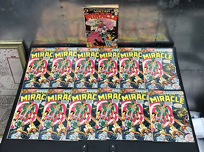 Lot Of 13 - 12x Mister Miracle #7 1st App Kanto By Jack Kirby & 1x #8 High Grade • $41